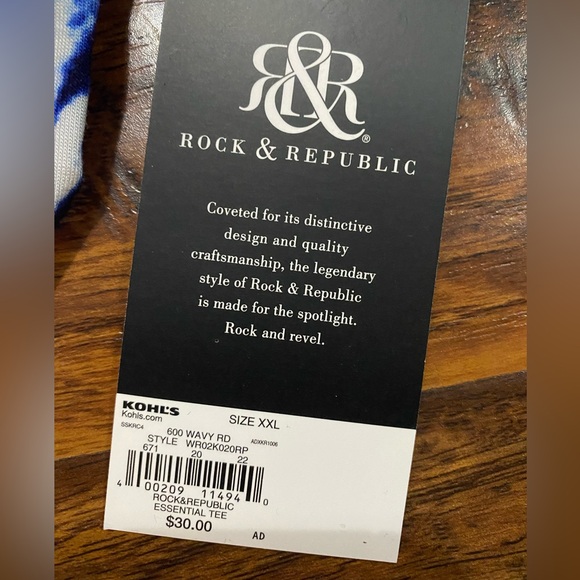 Rock and Republic XXL Tyedye shirt - Picture 4 of 5